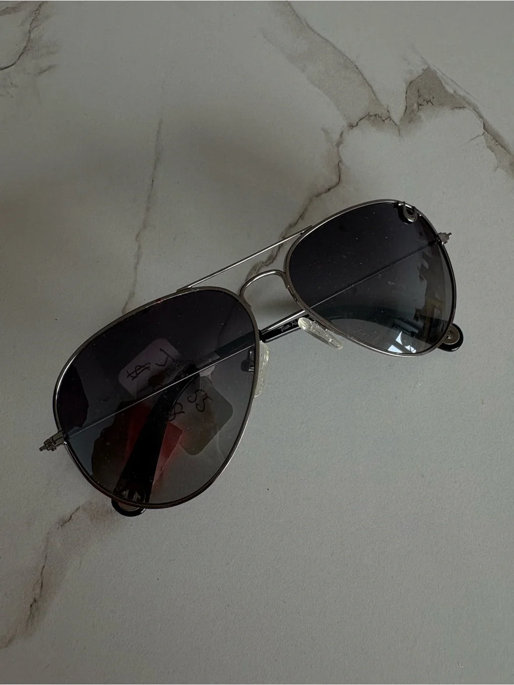 NWT True Religion Aviator Sunglasses in Gunmetal